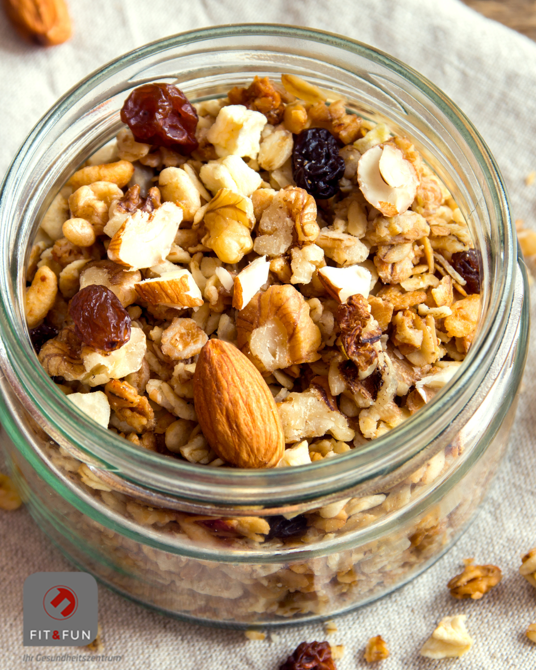 🥣 Gesundes Knuspermüsli – einfach selbst gemacht