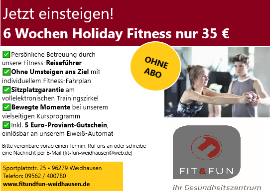 👍 Dein Holiday-Sommerfit-Ticket für: 1. Klasse Fitness 🧘‍♀️🏋️‍♀️💃