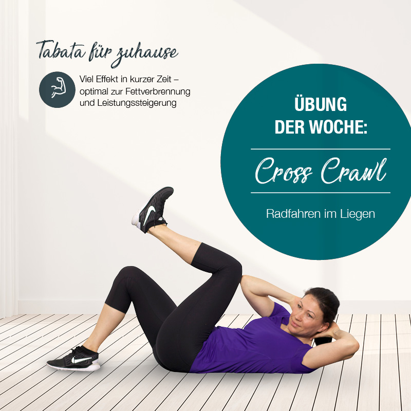 TABATA ÜBUNG der WOCHE Cross Crawl