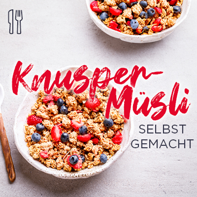 Knusper-Müsli selbst gemacht: Lecker und gesund 😋!